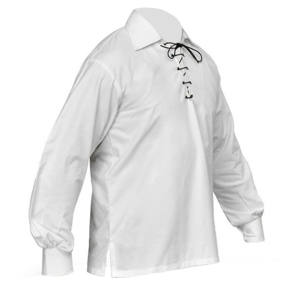Mens Summer Shirt Cool White Cotton Shirt Breathable shirt For Summer